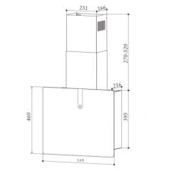 Вытяжка Weissgauff Mira 900 Bl Sensor