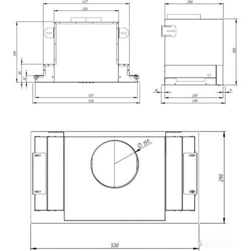 Вытяжка AKPO Neva Glass Eco 80 WK-4 (белый/нержавеющая сталь)