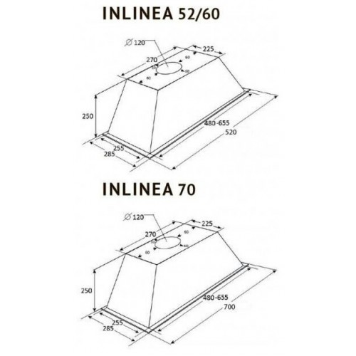 Вытяжка Kuppersberg INLINEA 70 WX