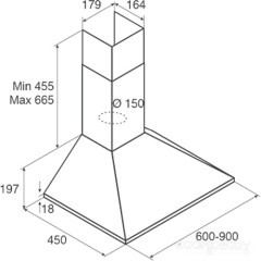 Вытяжка Jet air Gaia IX/A/60 PRF0112624B