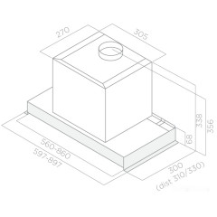 Вытяжка Elica Glass Out IX/A/60 [PRF0109787]