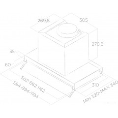 Вытяжка Elica Boxin IX/A/120 PRF0097842B
