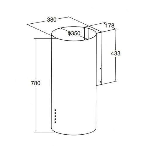 Вытяжка GrandGermes Aston 35 (черный)