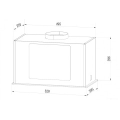 Вытяжка Weissgauff Antlia 850 WH