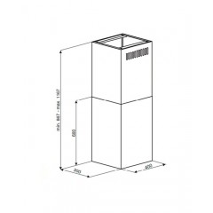 Вытяжка Maunfeld Bath Isla 401 нержавеющая сталь