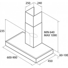 Вытяжка Jet air CH Pola P (60) IX