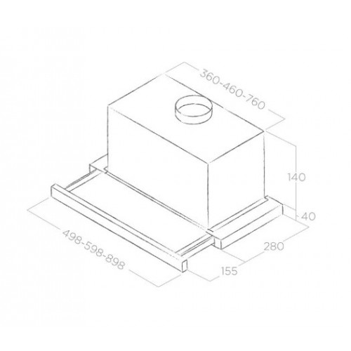 Вытяжка Elica ELITE 14 LUX GRIX/A/90
