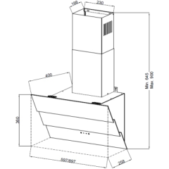 Вытяжка Kuppersberg F 605 B