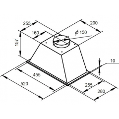 Вытяжка Monsher INLIGHT 55 XE