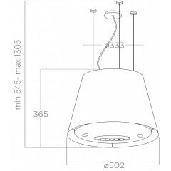 Вытяжка Elica Easy UX BL Mat/F/50