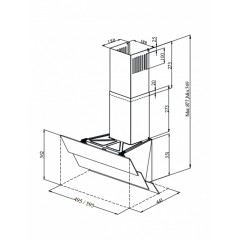 Вытяжка Monsher Troyes 60 Argent