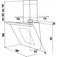 Вытяжка Kuppersbusch KD 9570.2 W