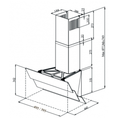 Вытяжка Monsher METZ 60 Argent