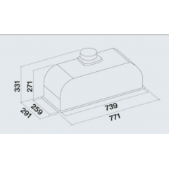 Вытяжка Falmec Gruppo Incasso Murano 70 (черный)