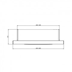 Вытяжка Elikor Slide 50Н-430 211924 (черный/черный)