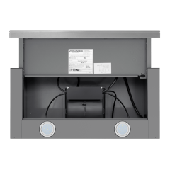 Вытяжка Maunfeld VSQ 60 (нержавеющая сталь/белое стекло)