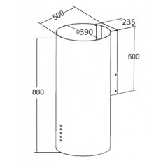 Вытяжка GrandGermes Toulon 39 (белый)