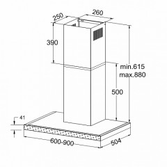 Вытяжка Korting KHC 6989 GN