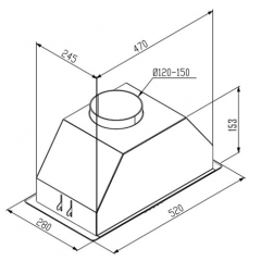 Вытяжка Korting KHI 6416 N