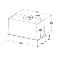 Вытяжка ZorG Technology NEVE 1200 60 S-GC черная