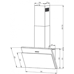 Вытяжка Evelux Tilda 60 BG