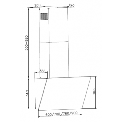 Вытяжка ZorG Technology Оndo 1200 60 S (белый)