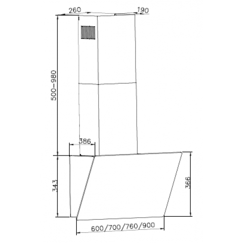 Вытяжка ZorG Technology Оndo 1200 60 S (белый)