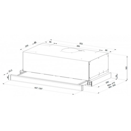 Вытяжка Kuppersberg SLIMLUX 60 W