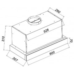Вытяжка GrandGermes Toledo GC Auto 60 (черный)