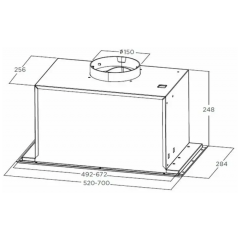 Вытяжка Midea MH60I370W