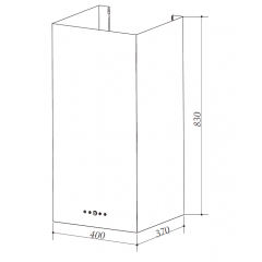 Вытяжка Weissgauff Irida BL
