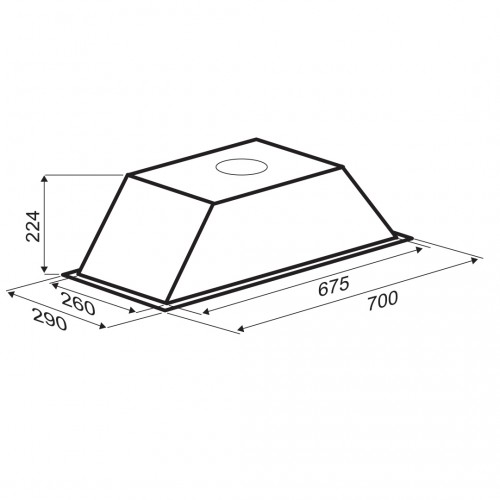 Вытяжка Zigmund & Shtain K 012.7 W