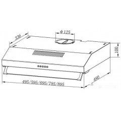 Вытяжка Evelux Ulla 60 X