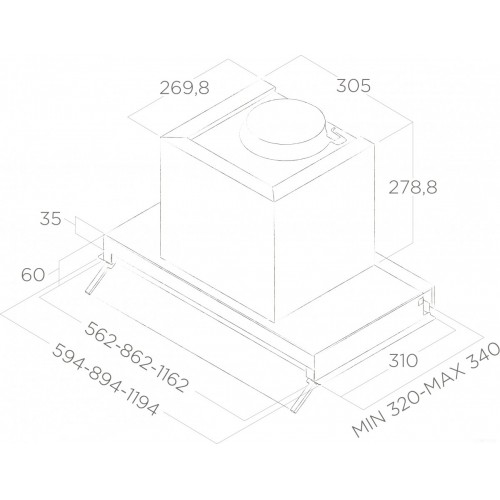 Вытяжка Elica Box In Plus IXGL/A/90 PRF0097796A