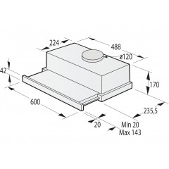 Вытяжка Gorenje TH606E4X