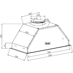 Вытяжка Schtoff Polar 60 (белый)