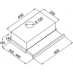 Вытяжка Jet air Aurora LX/CR/F/60 [PRF0115176]