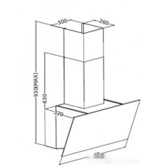 Вытяжка Zorg Alma 1000 60 S (черный)