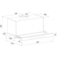 Вытяжка Grand Toledo Sensor 60 GC (черный)