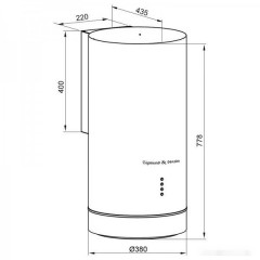 Вытяжка Zigmund & Shtain K 013.4 W