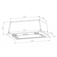 Вытяжка GrandGermes Qena 60 (черный)