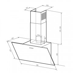 Вытяжка LEX Moza 500 (белый)