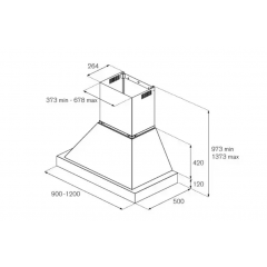 Вытяжка Bertazzoni K90HERTX+KC36HERTNE