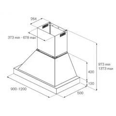 Вытяжка Bertazzoni K120HERTX+KC48HERTNE