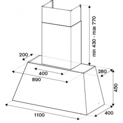 Вытяжка Bertazzoni KR110HER1NEDC