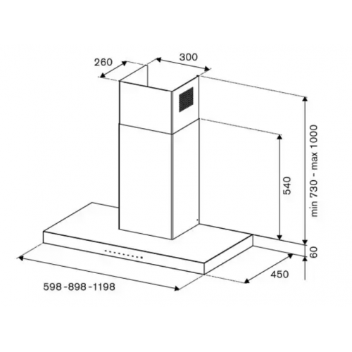 Вытяжка Bertazzoni KT120P1AXT