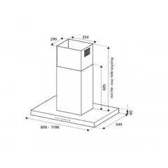 Вытяжка Bertazzoni KTI90P1AXT