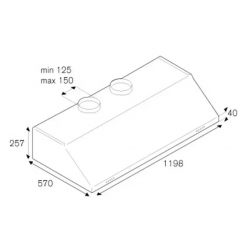 Вытяжка Bertazzoni KU120PRO2XA