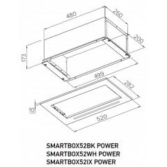 Вытяжка Meferi SMARTBOX52BK Power