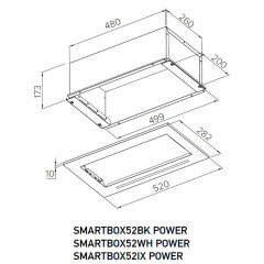 Вытяжка Meferi SMARTBOX52IX Power